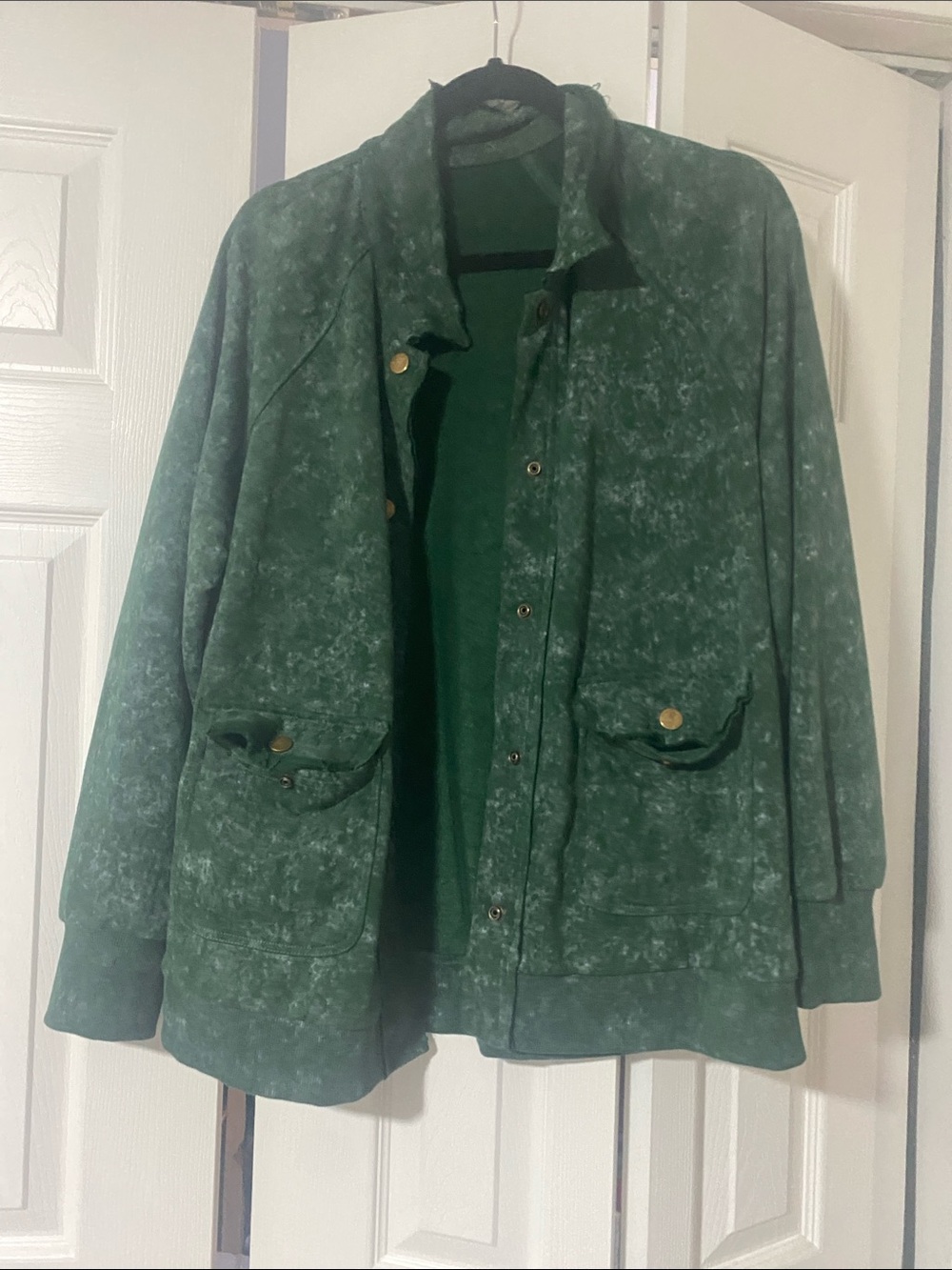 Green Mineral Wash Jacket
